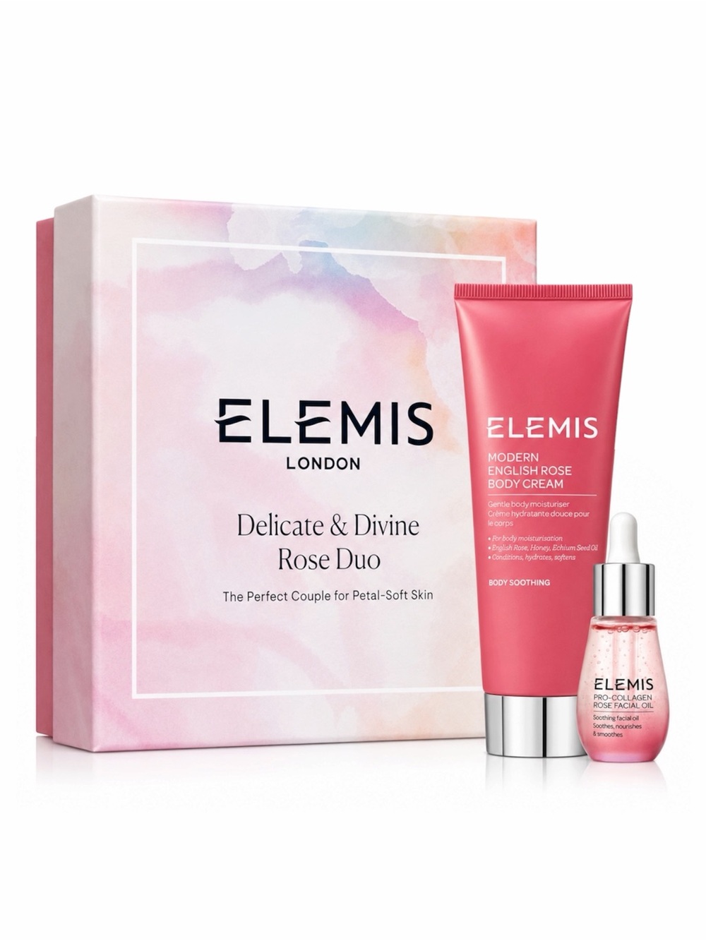 ELEMIS DELICATE AND DIVINE ROSE DUO - BNIB